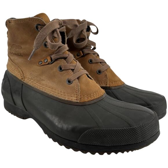 Sorel Ankeny II Boots Leather Waterproof Insulated Hiking Cushioned Tan Brown 10 main image 7